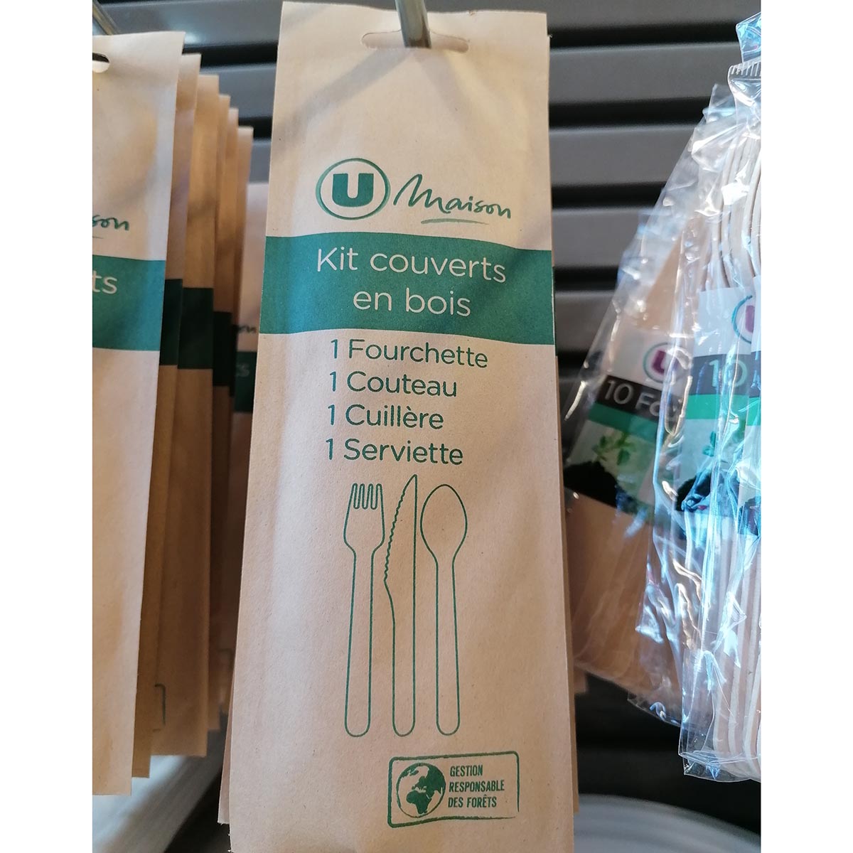 Lot De 200 Fourchettes Jetables En Bois - Écologiques, Biodégradables - Parfait Pour Pique-nique, Mariage, Camping, Fêtes - Longueur 85 Mm